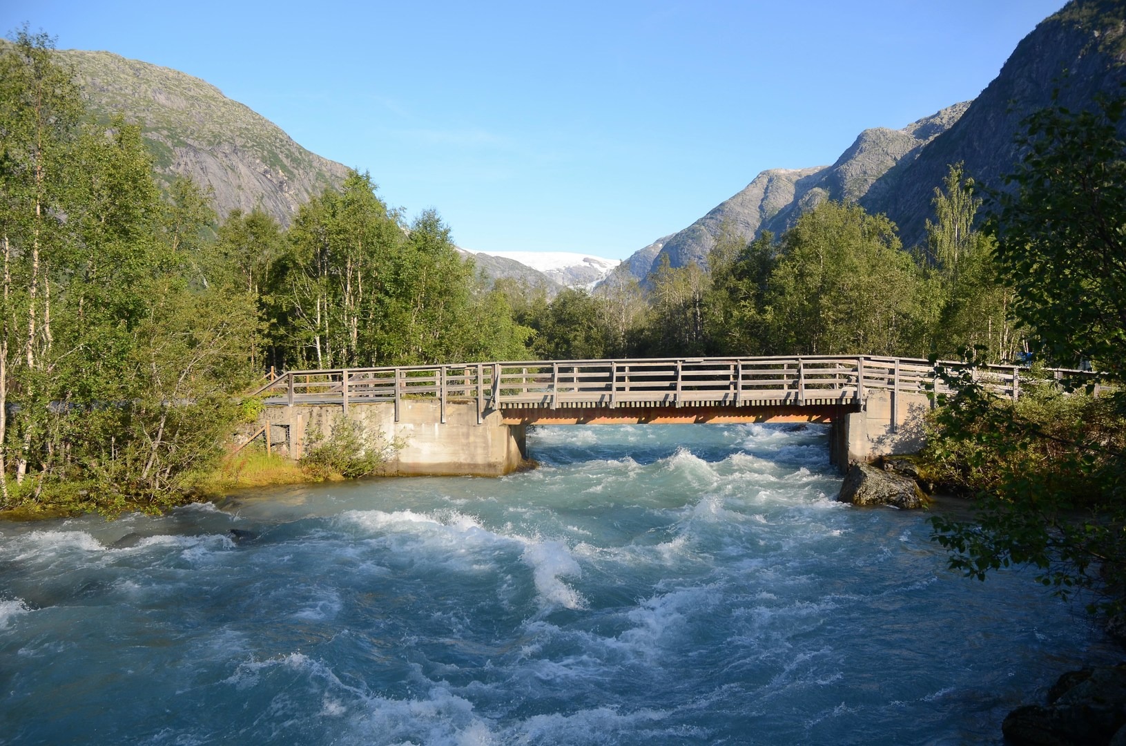Jostedøla River near Nigardsbreen Camping.
