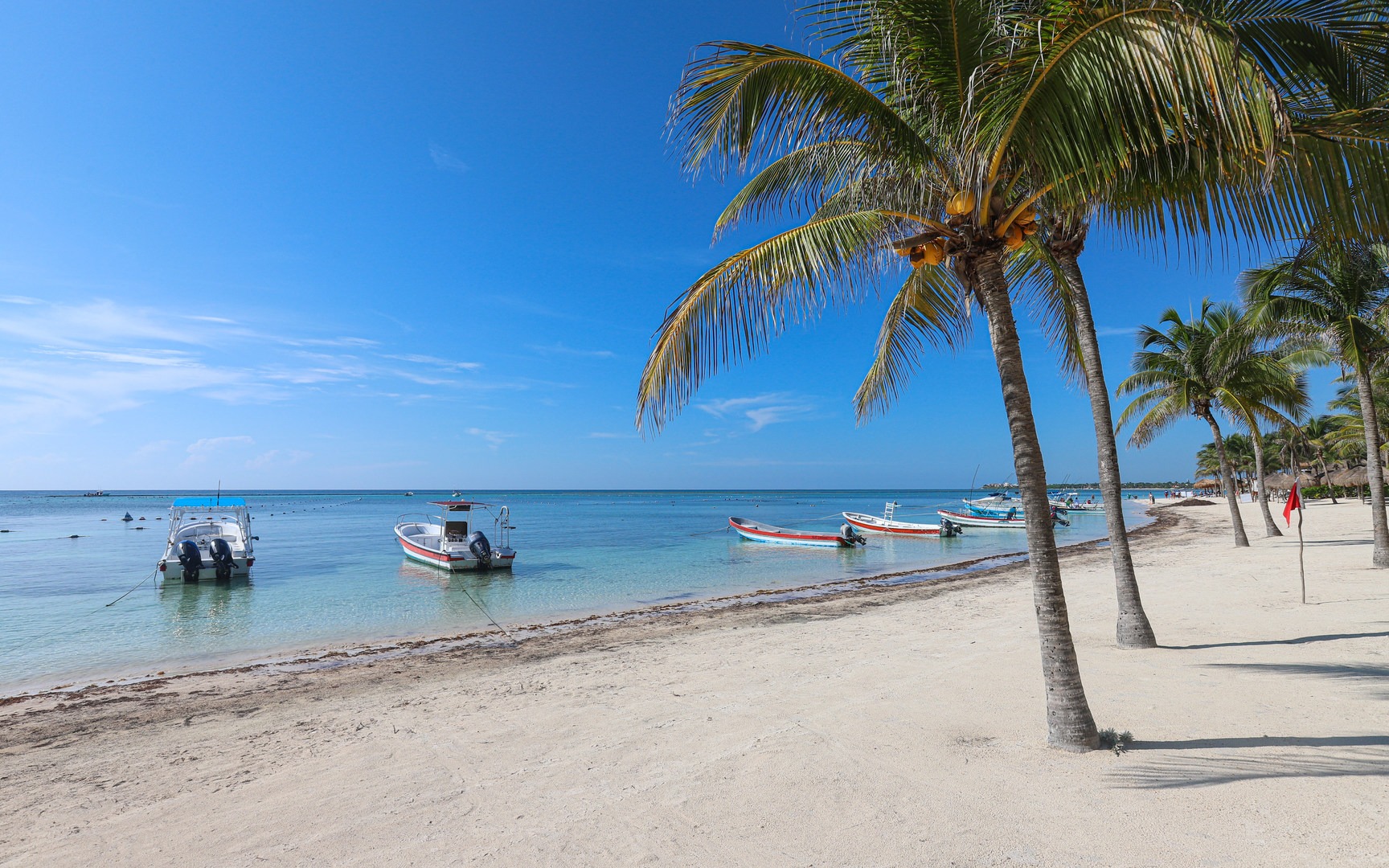 The picturesque Akumal Bay.