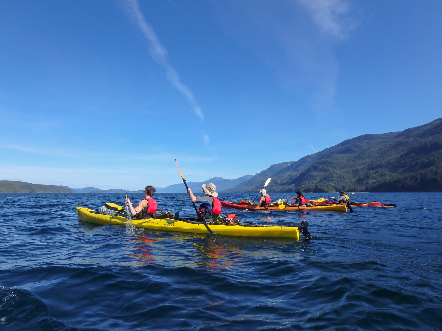 Making another crossing.