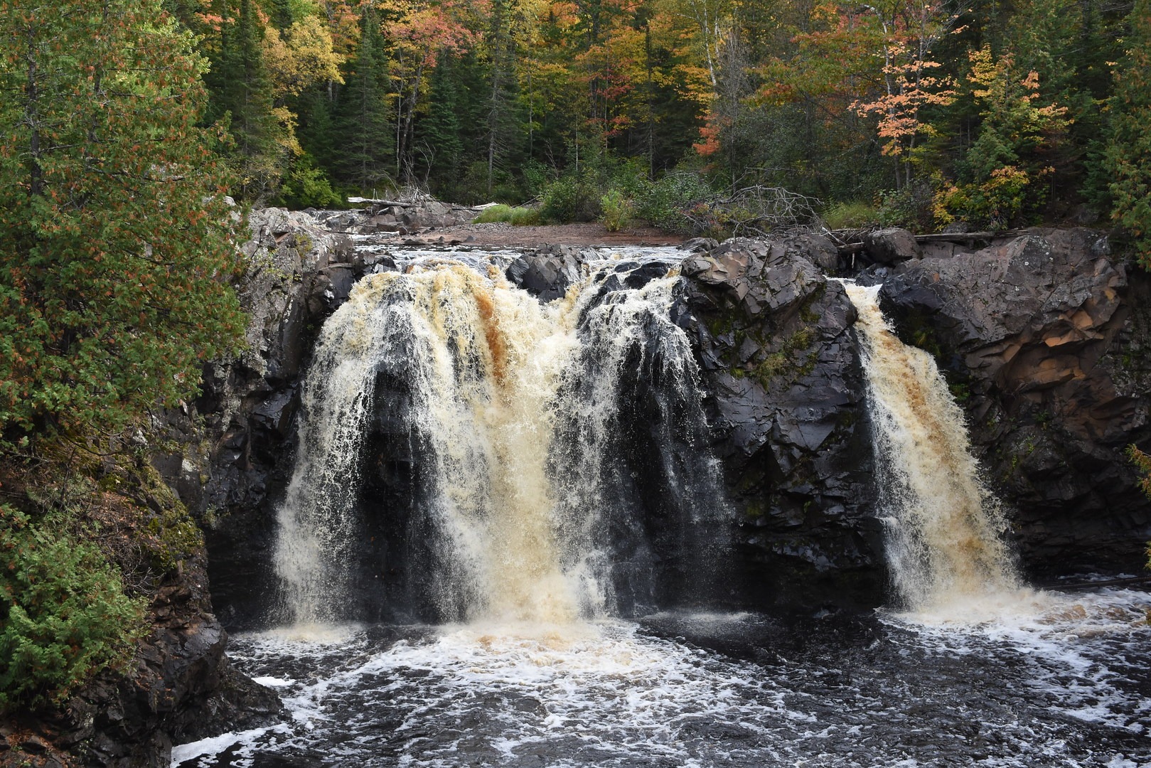Little Manitou Falls at Pattison State Park.