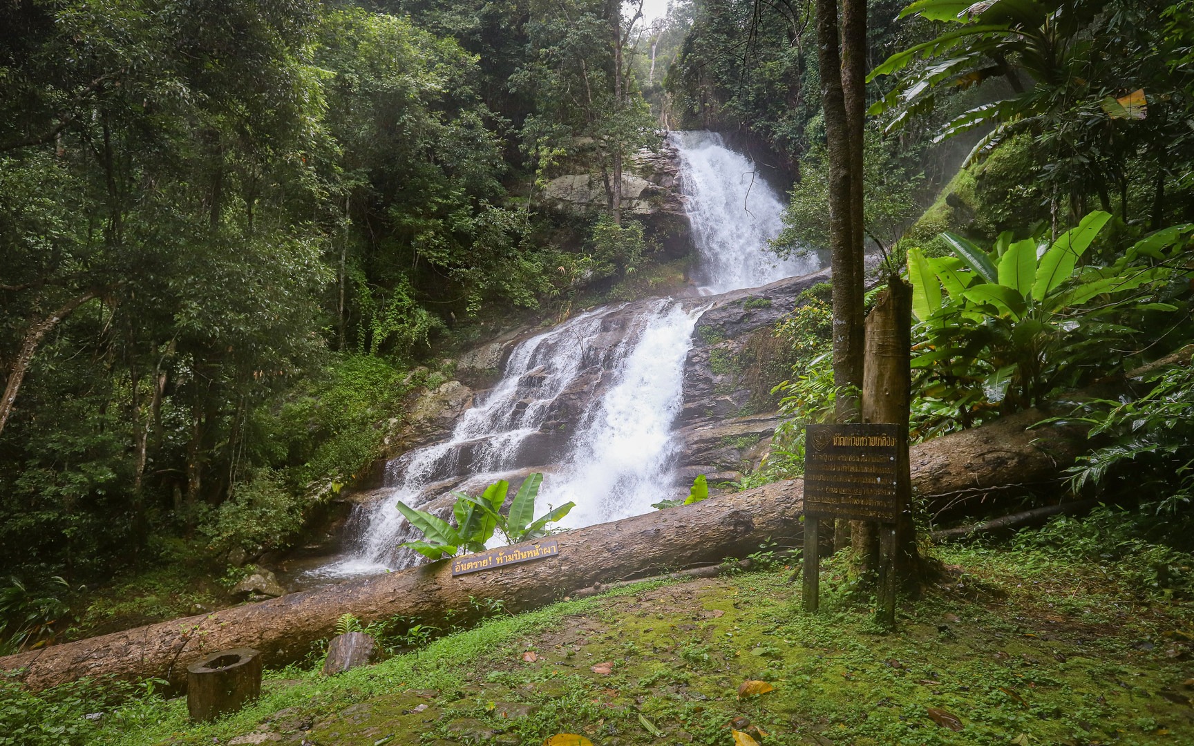 Viewpoint of the waterfall.