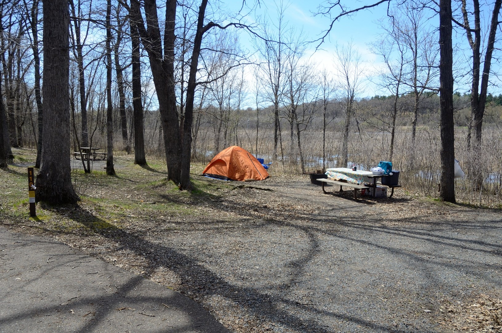 Non-electric site 110 at the Savanna Campground