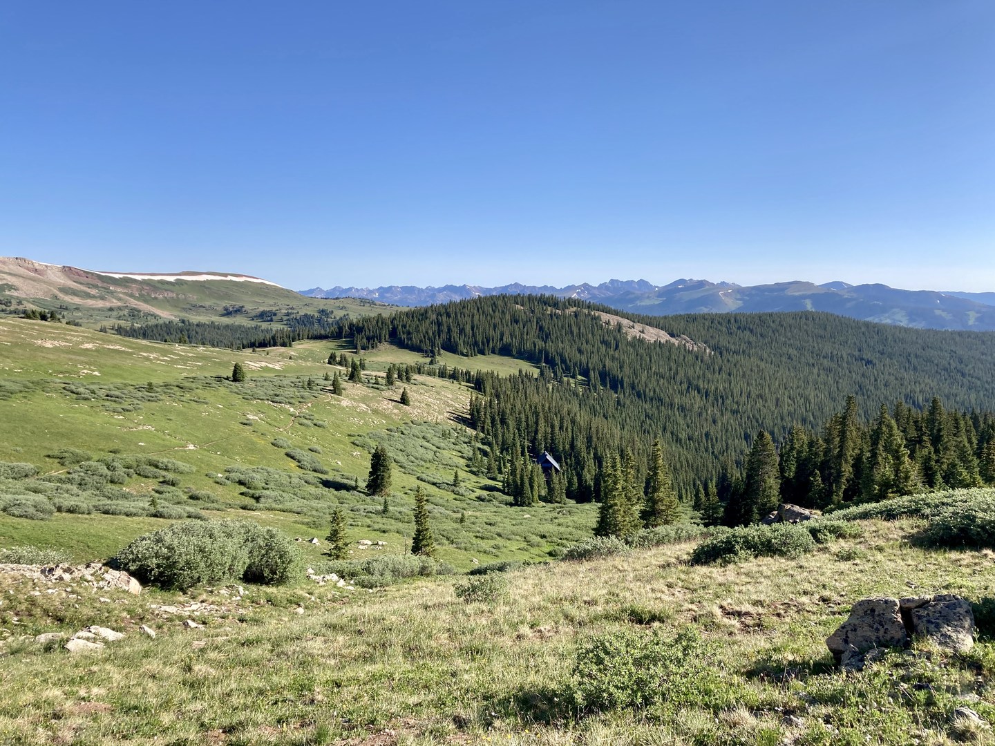 Can you spot the cabin?