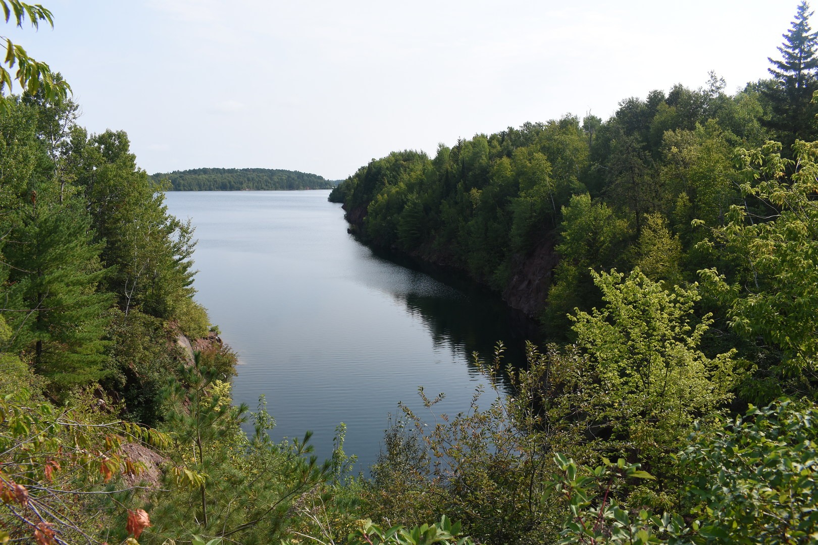 View of Miners Lake from the west end.
