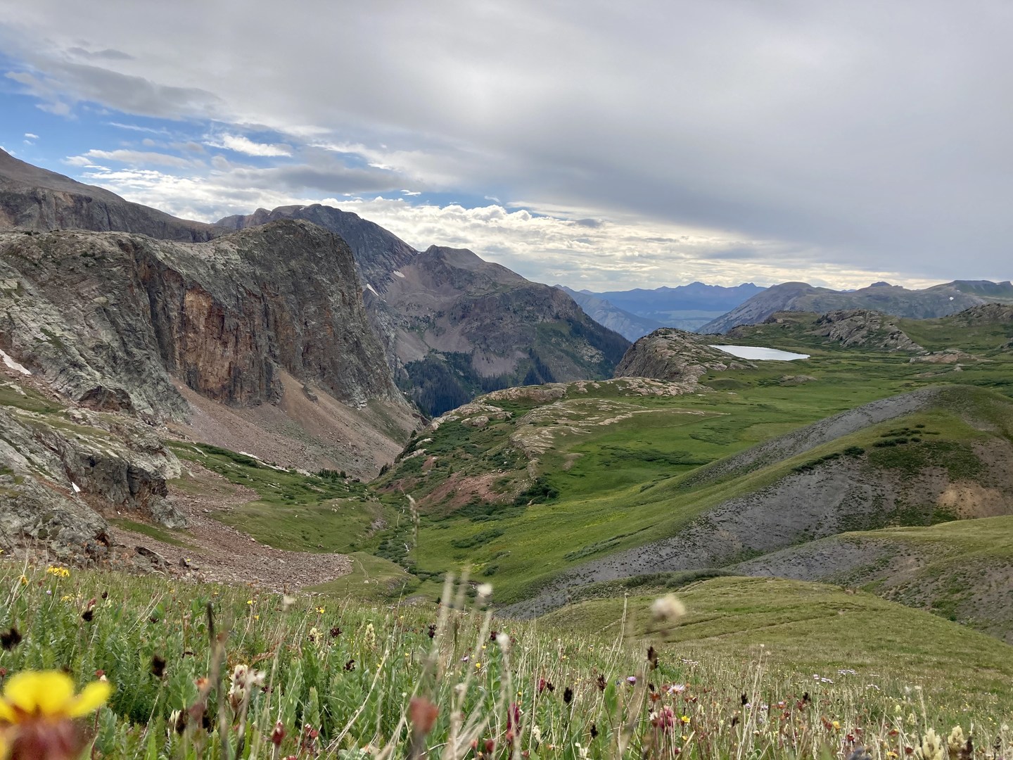 One of the most gorgeous views of the CT - looking down into the Elk Creek Canyon.