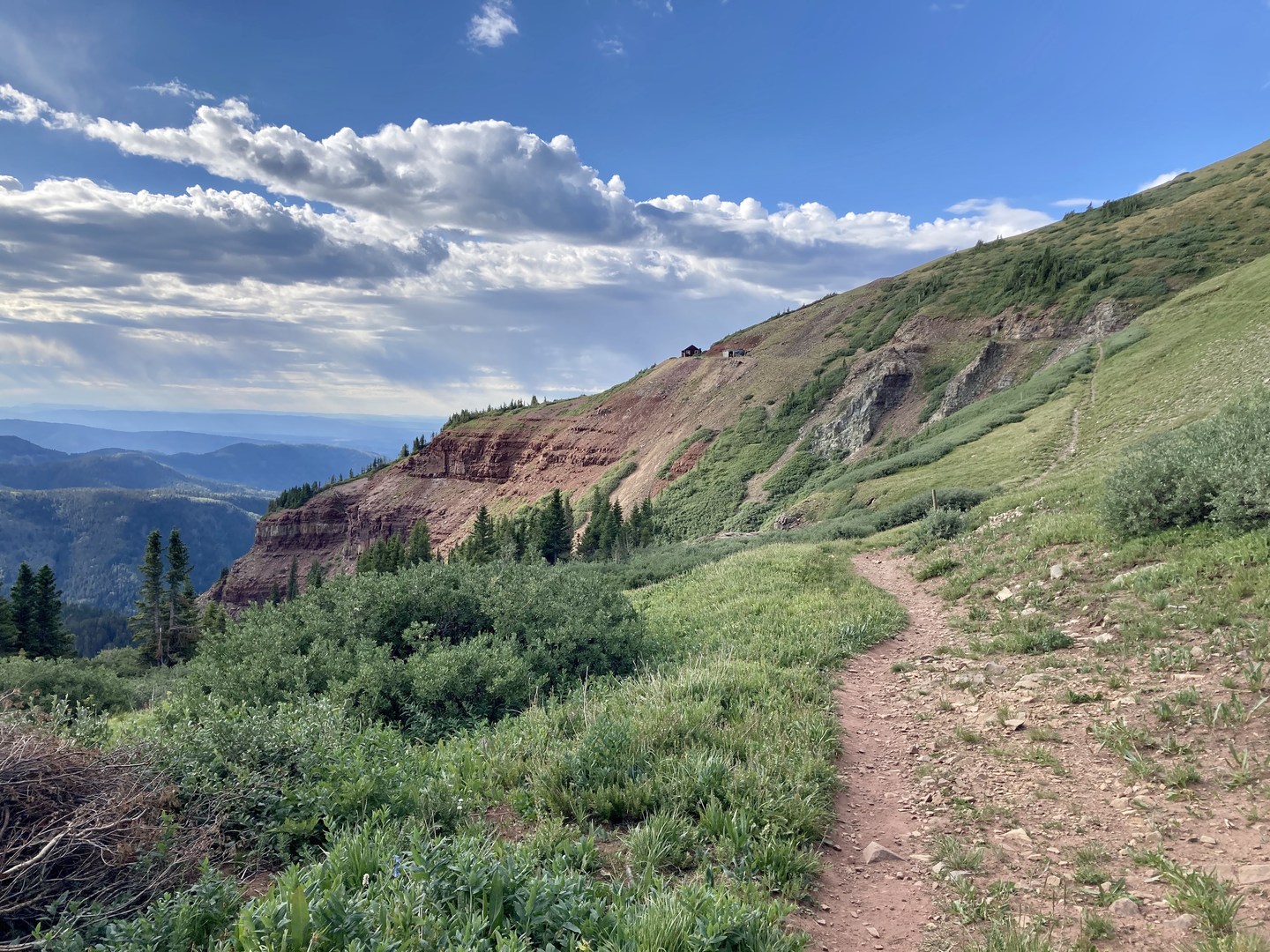 The remains of Muldoon Mine - just off trail.