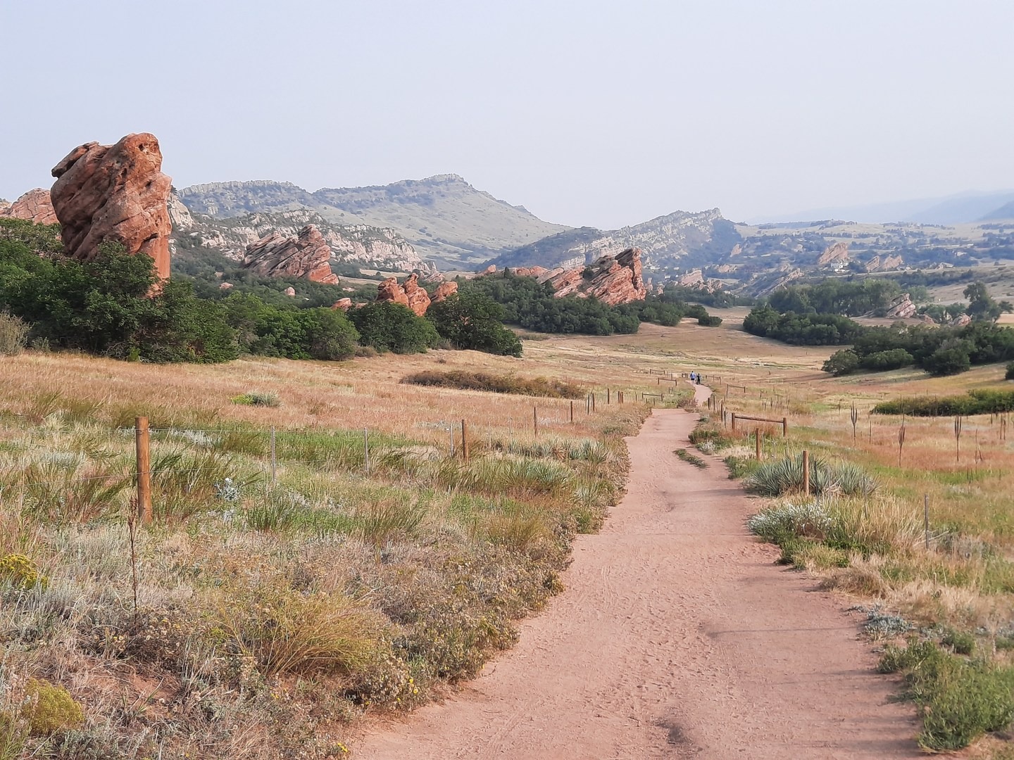 Trails are wide and visible, a positive attribute in rattlesnake territory.
