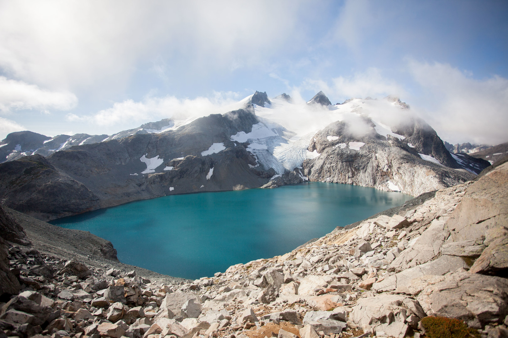 View of Mount Daniel from Dip Top Gap (note this image is not on the route and was taken from another trip).