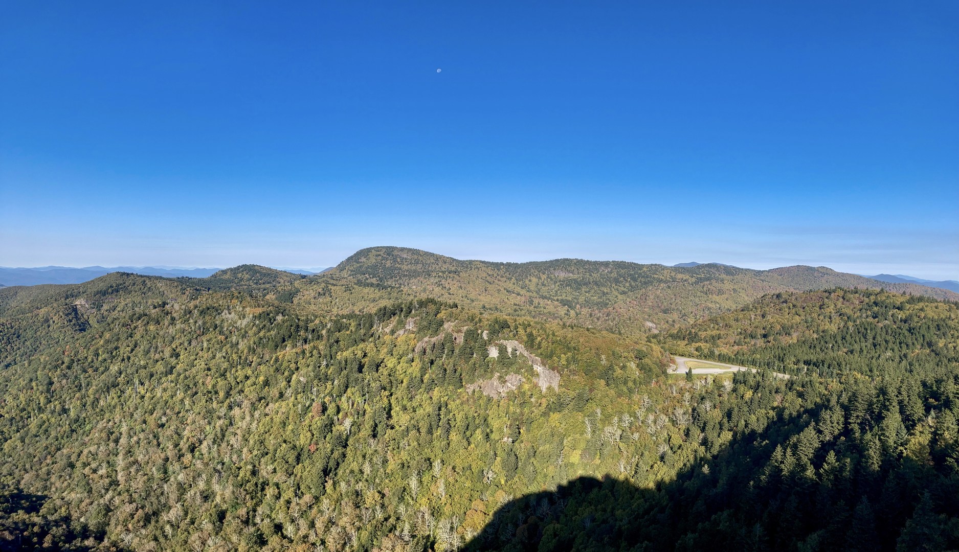 Views from Devil’s Courthouse summit.