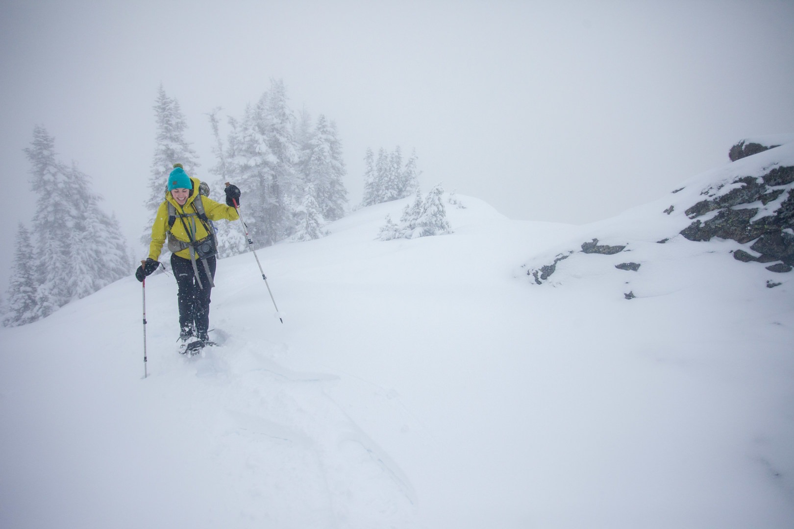 Reaching the summit!