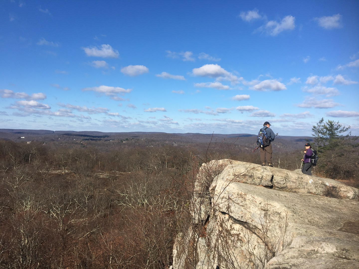 View from the top of Claudius Smith Den.