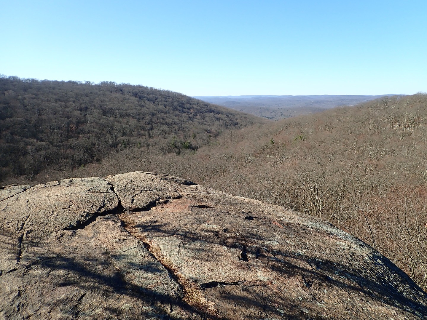 View from summit ridge.