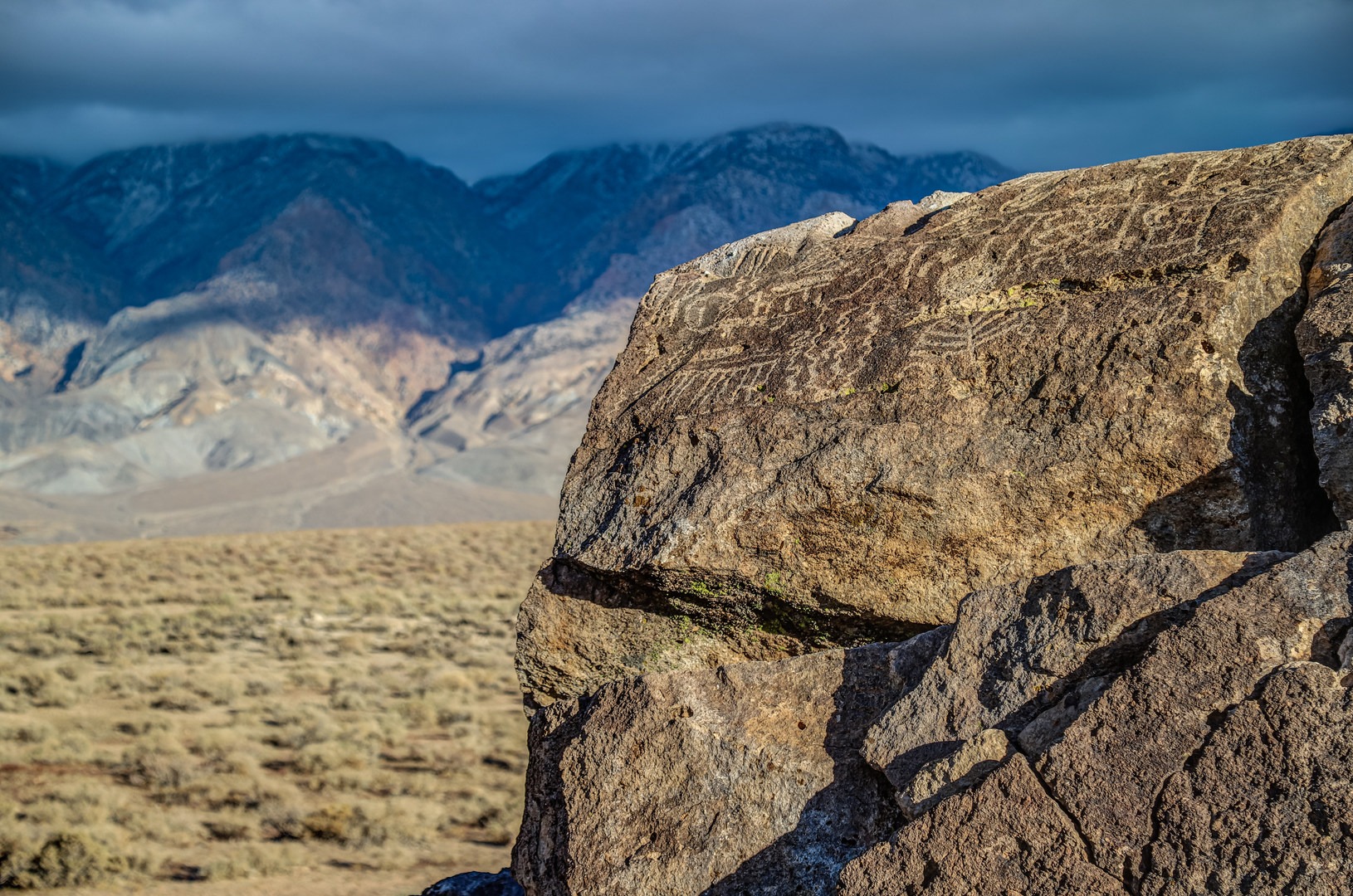 The isolated valley gives visitors views of the surrounding landscape.