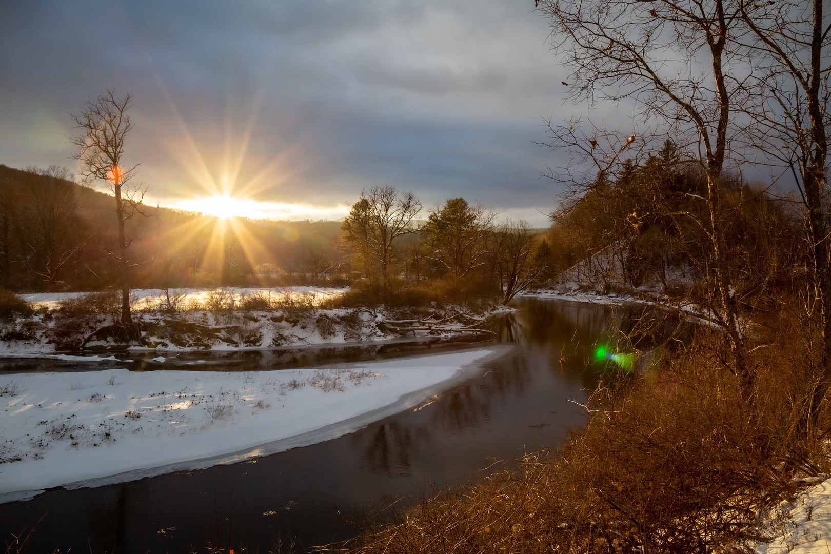 The trail is especially scenic at sunset!