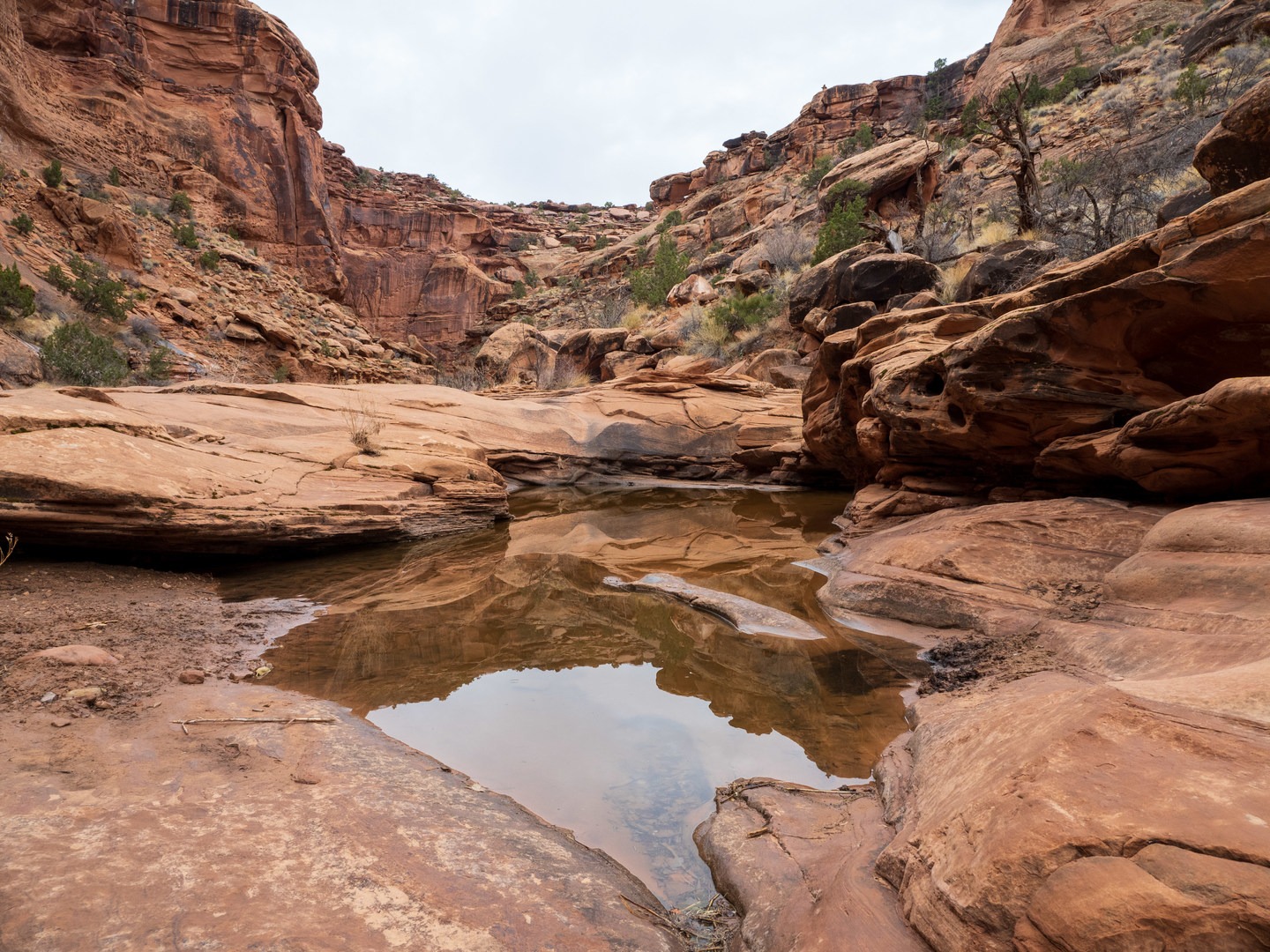 The pools area and turnaround point.