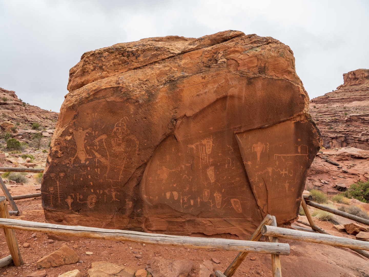 The Birthing Scene boulder.