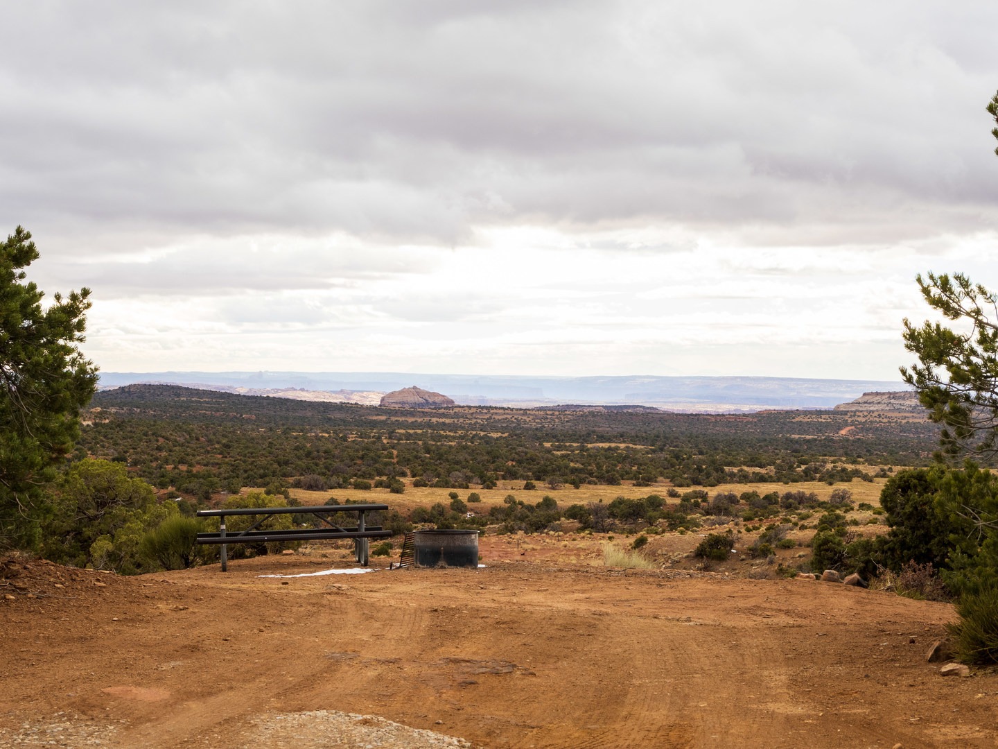 A typical site at Cowboy Campground.