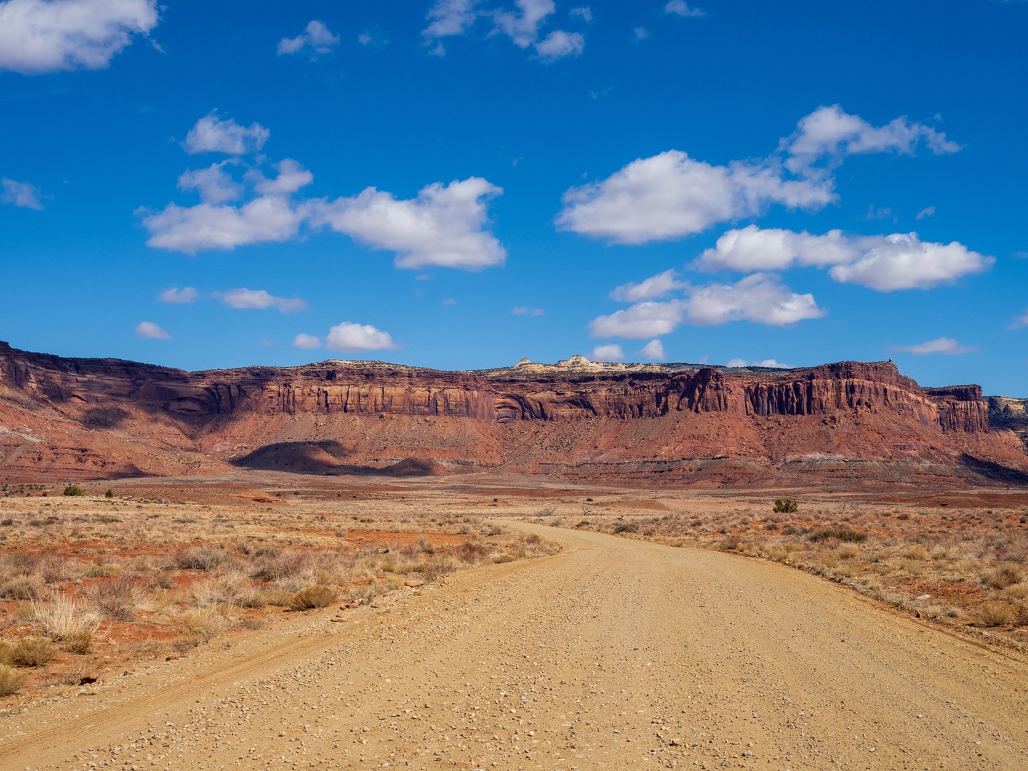 The road to Creek Pasture Campground.