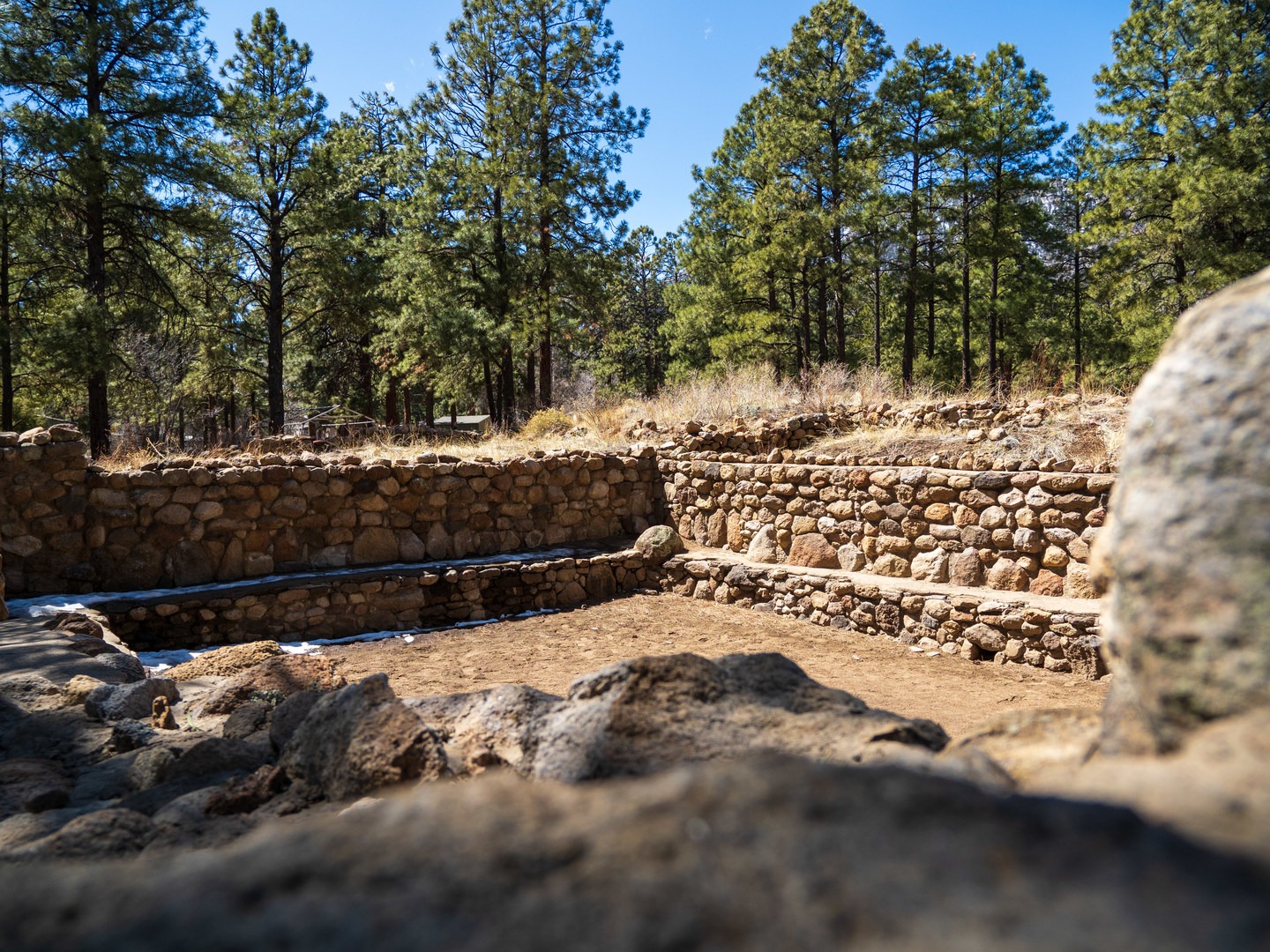 The Elden Pueblo Ruins.