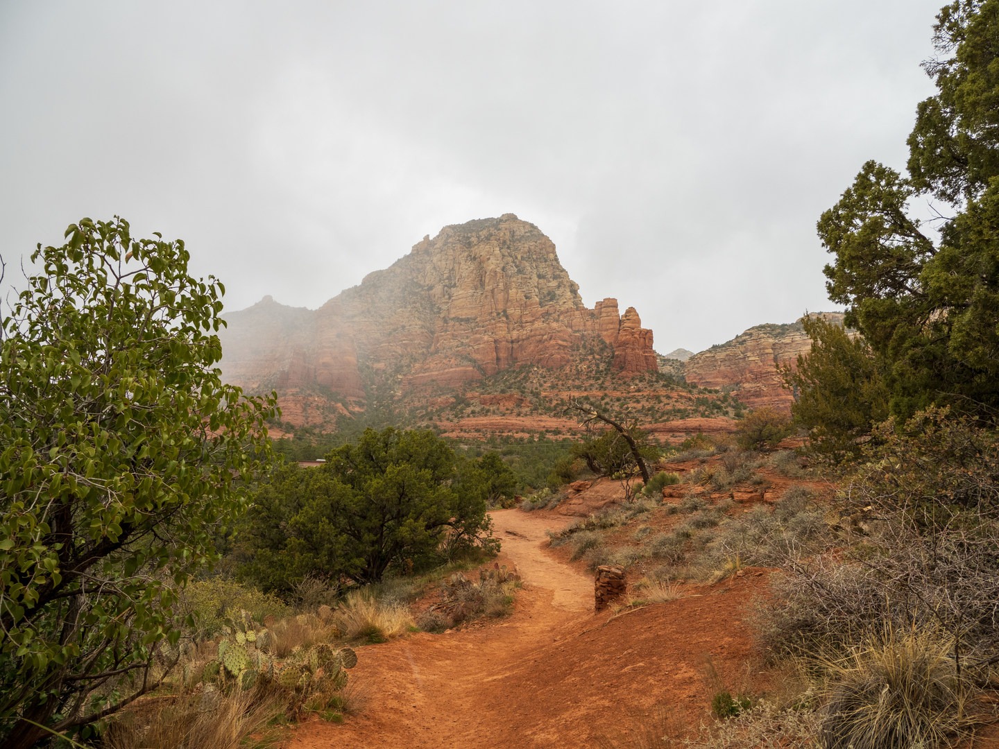 Views of Capitol Butte from the trail.