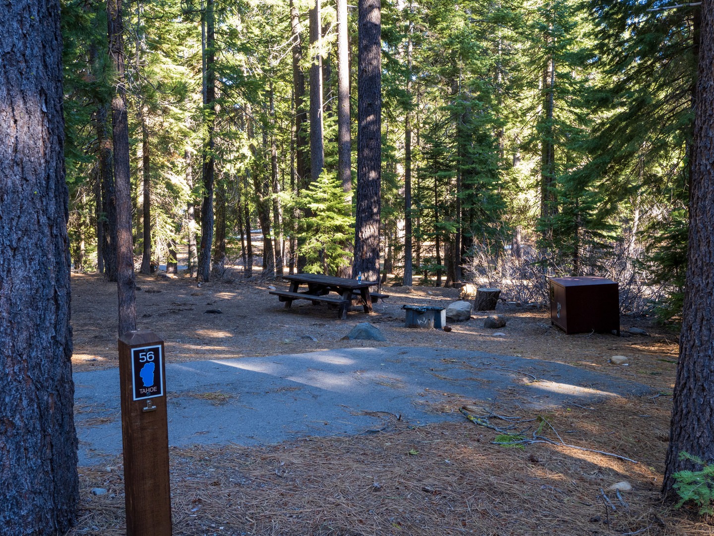 A typical campsite.