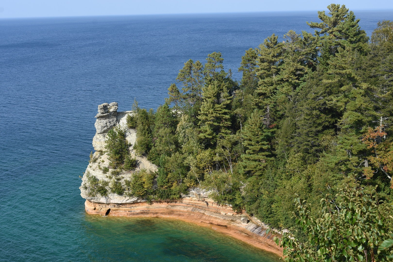 Miners Castle at Pictured Rocks National Lakeshore.