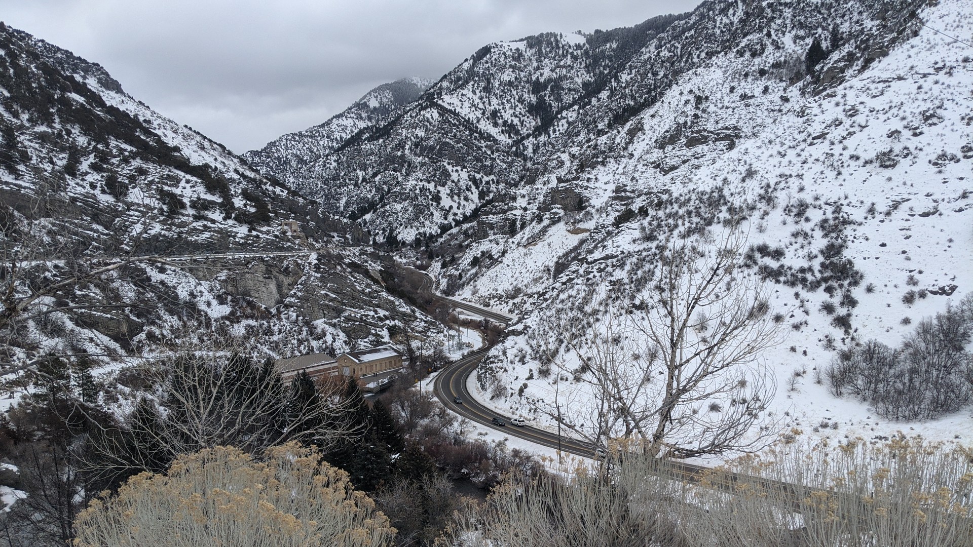 Views into Logan Canyon.