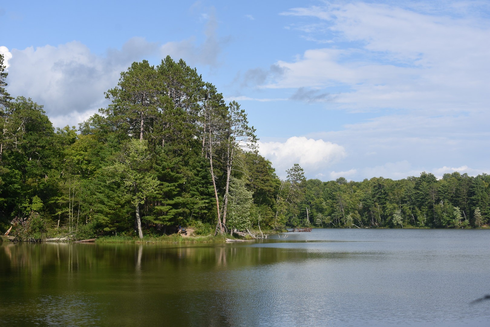 View from Loon Lake Trail at Savanna Portage State Park.