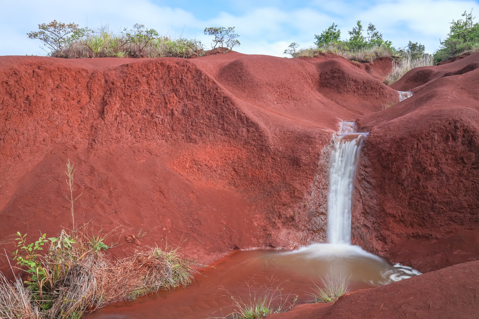 Kauai's Red Dirt Waterfall.