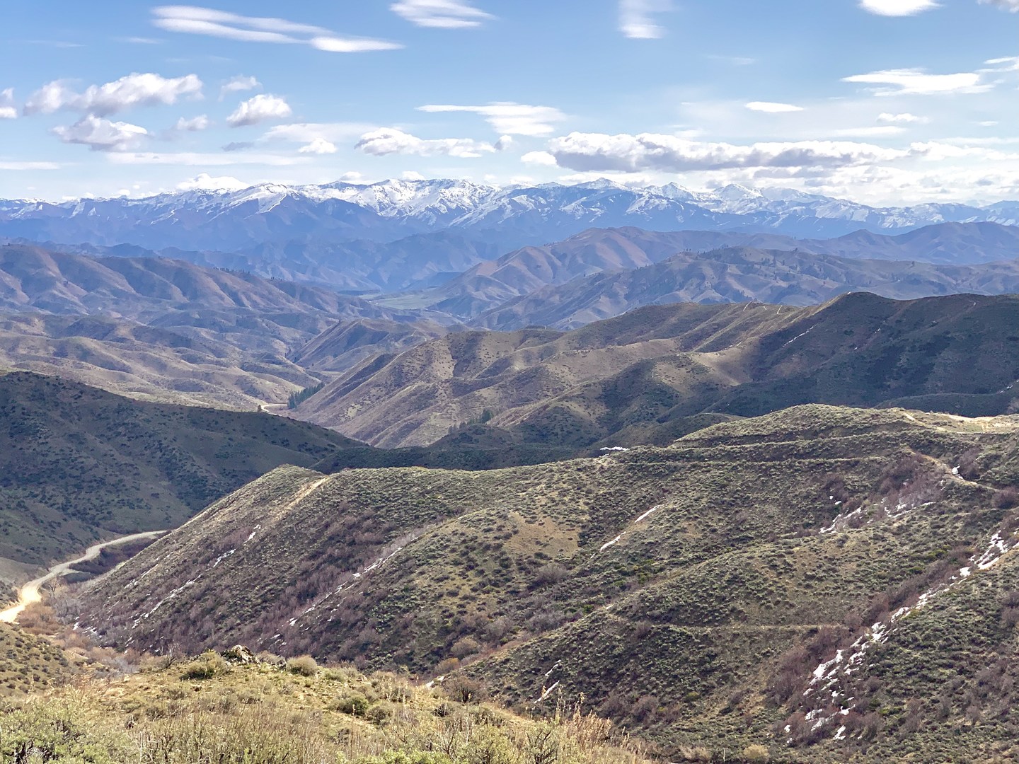 Trinity Mountains on the horizon.