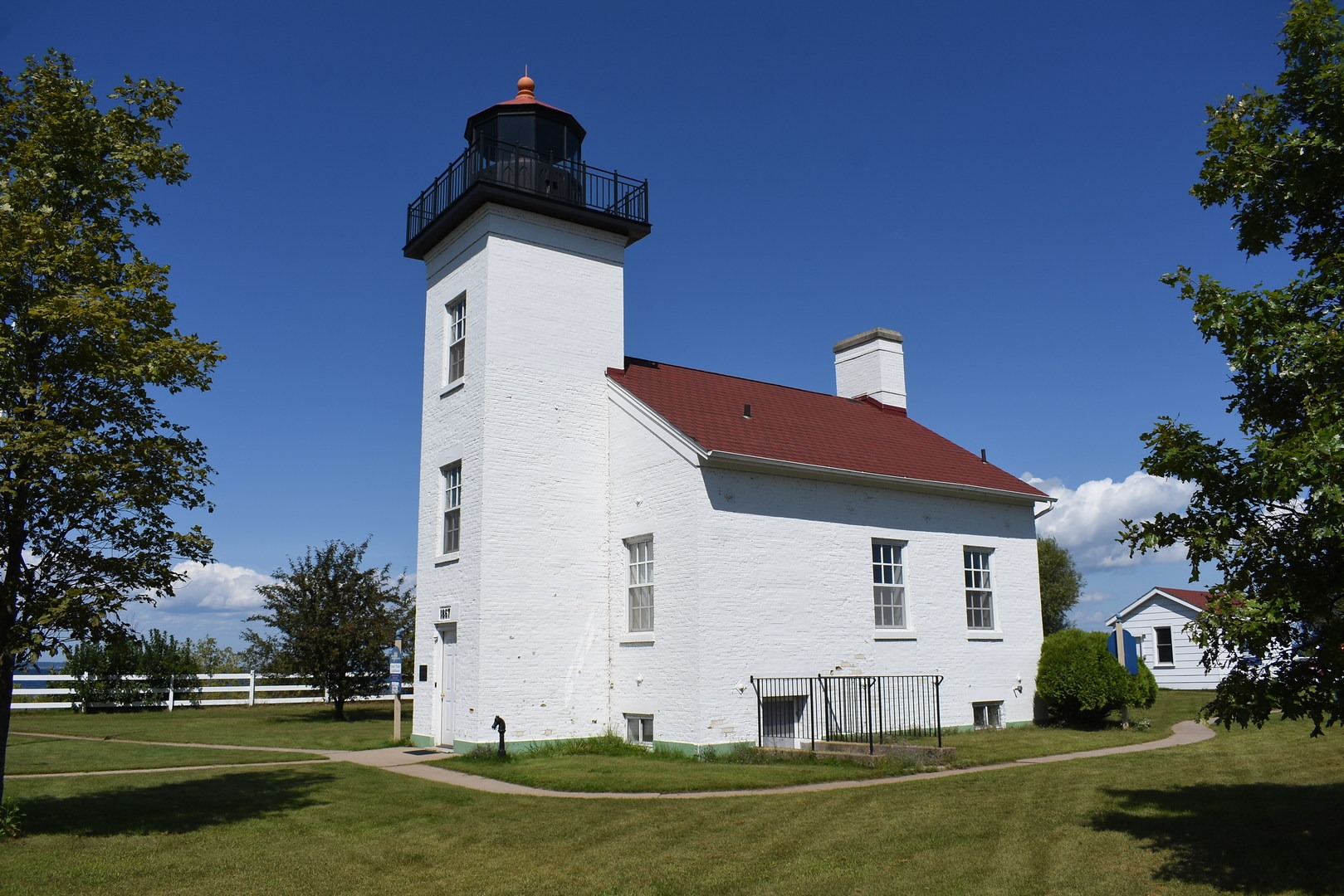Sand Point Lighthouse.