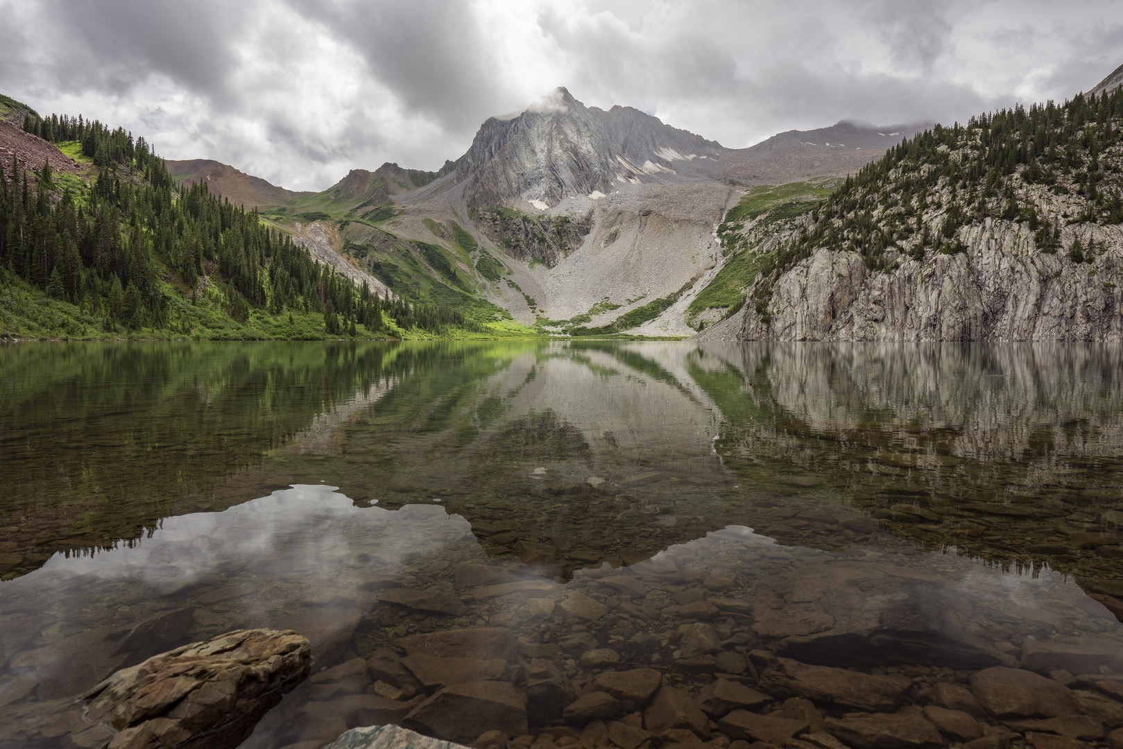 Crystal clear lakes.