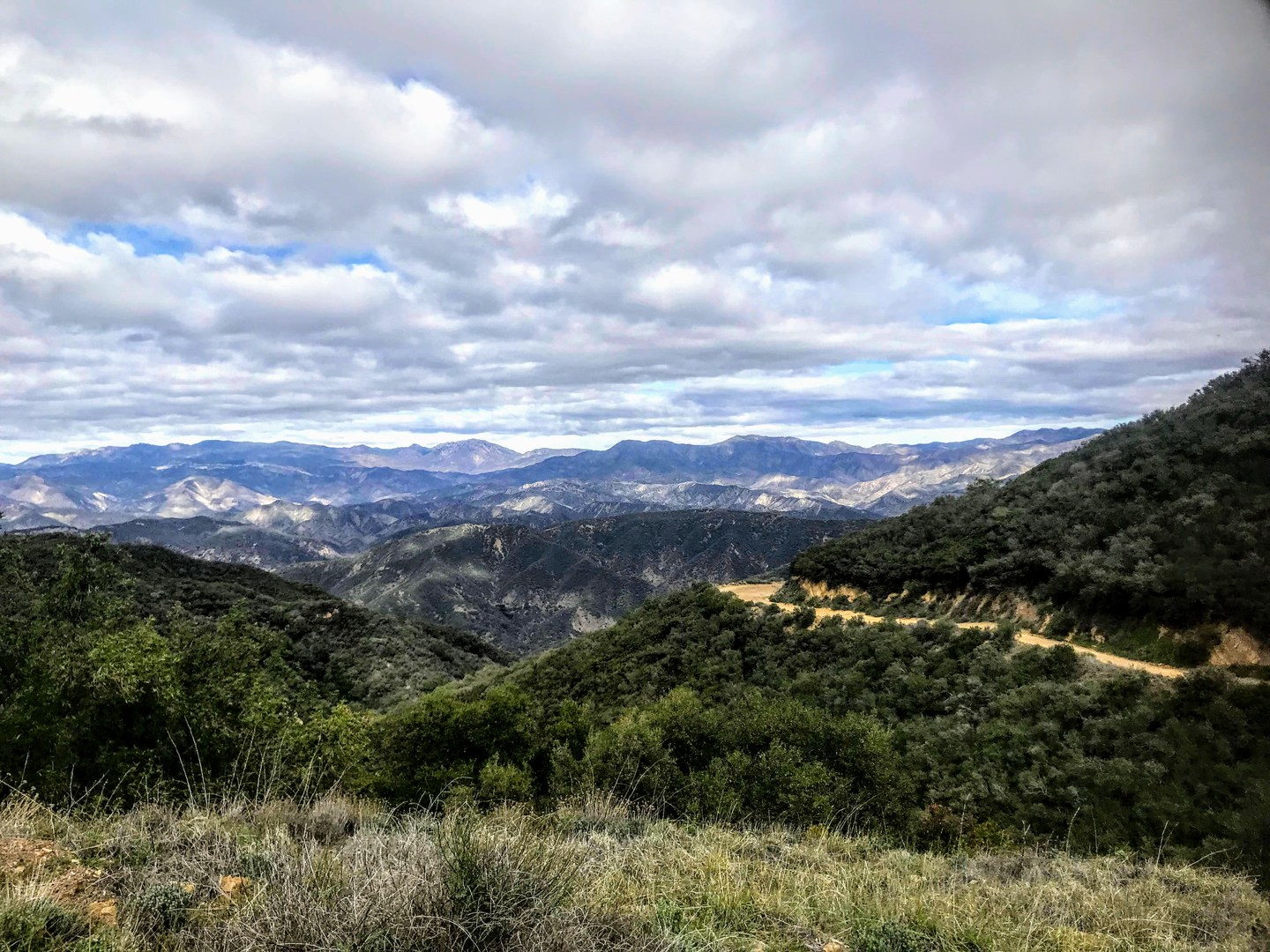 East Camino Cielo Road.