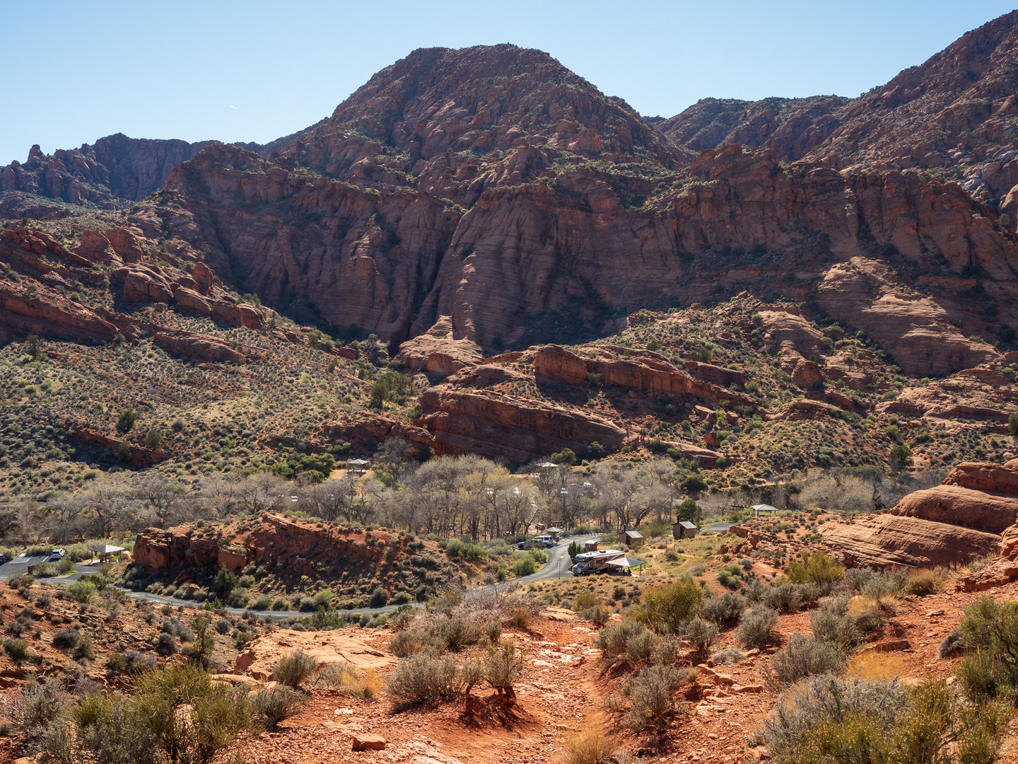 Views from the Silver Reef Overlook.