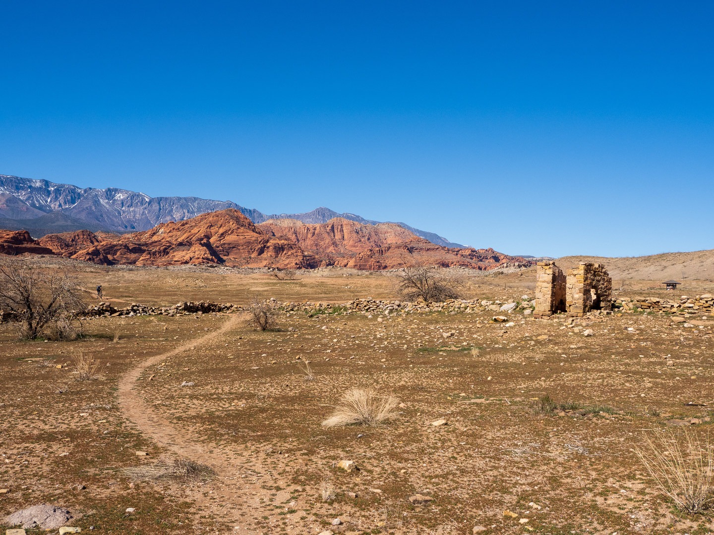 Great views are to be had from the ruins site!
