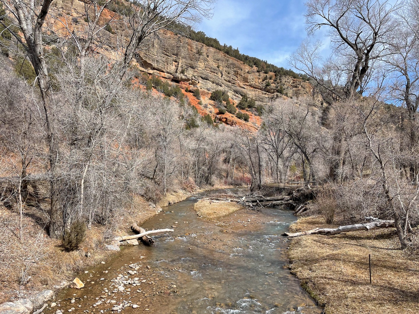 The beautiful Diamond Fork River.