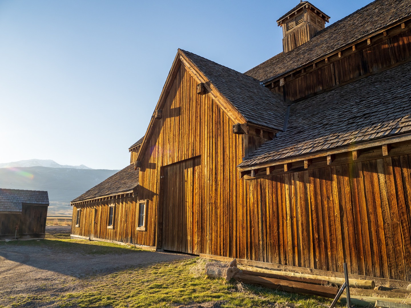 The historic Tate Barn.