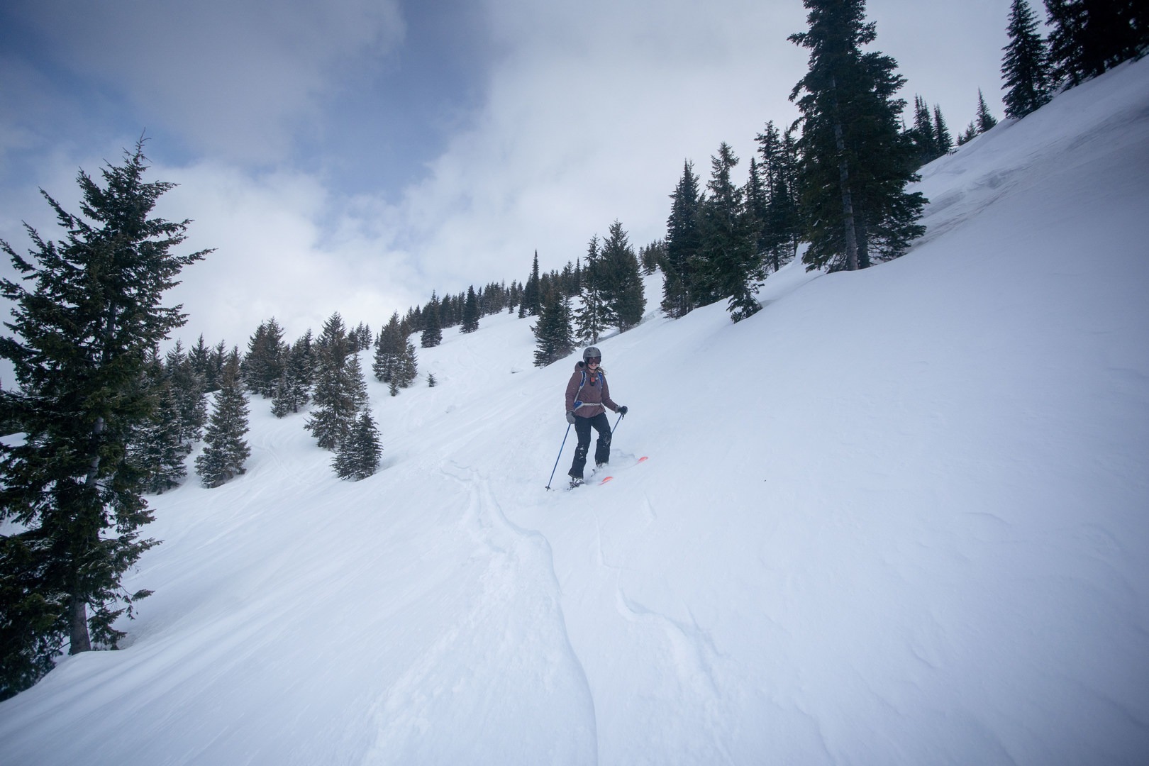 A few more turns near the bottom.