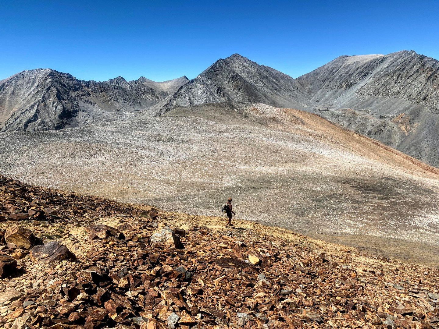 North side of Baxter Pass.
