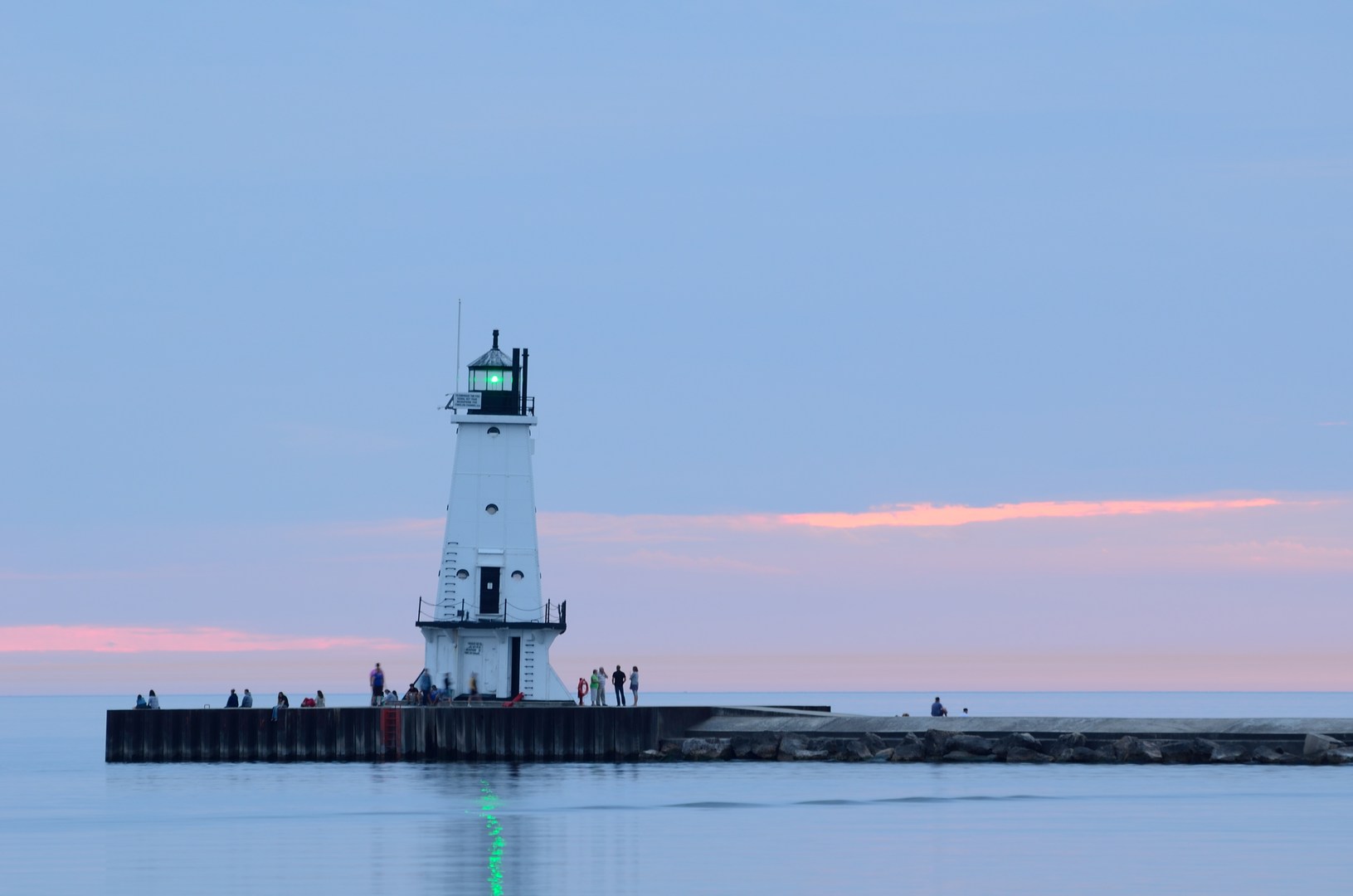 Ludington North Breakwater Light.