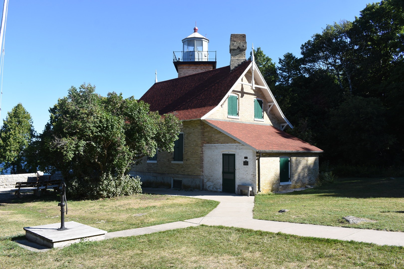 Eagle Bluff Lighthouse.