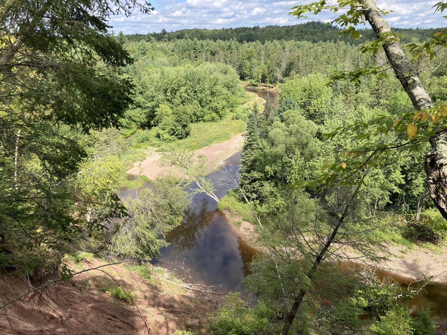 Bad River viewed from Takesson Trail.
