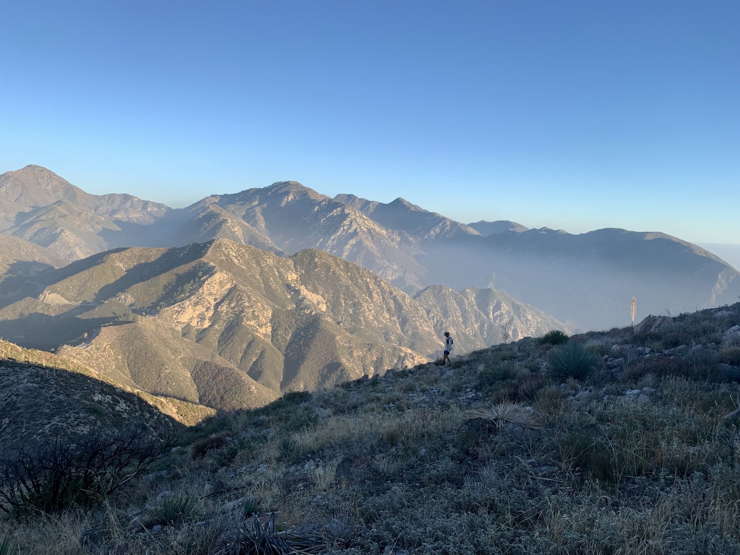 Hoyt Mountain ridgeline.