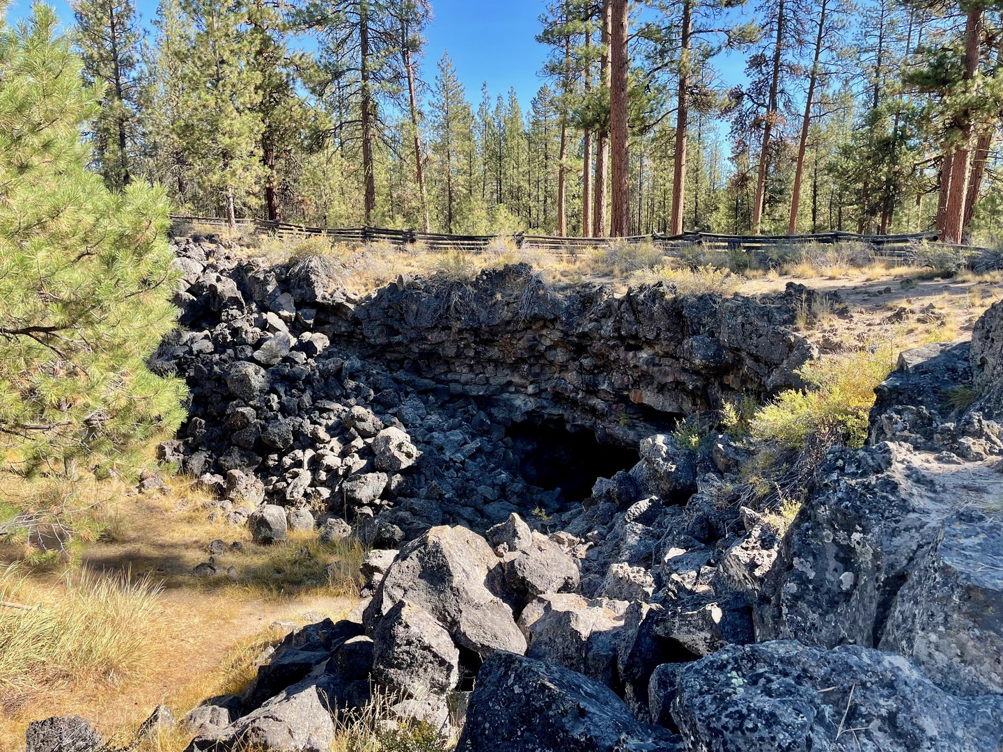 South Ice Cave as viewed from above.
