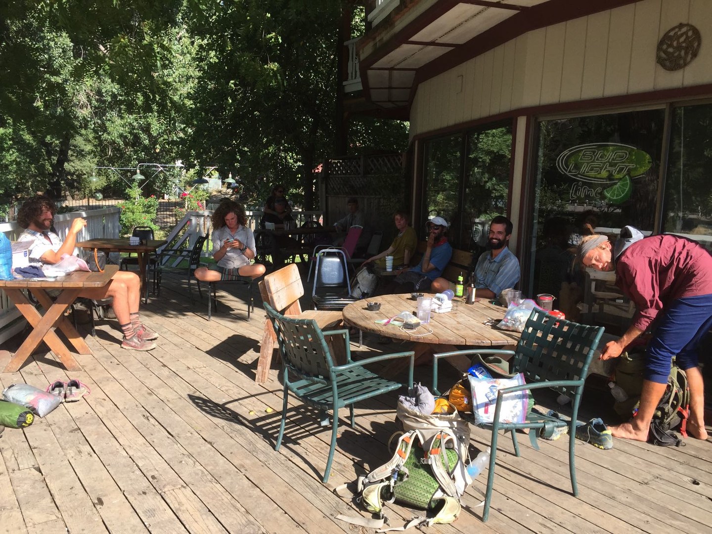 Outside dining area / deck