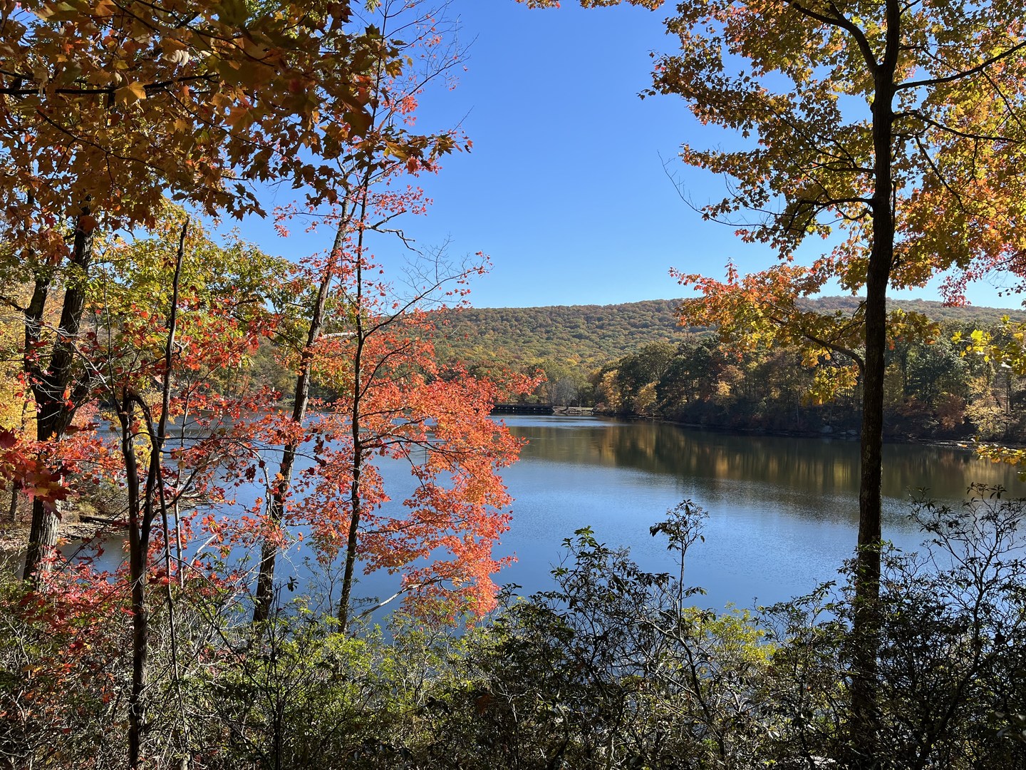 First view of Lake Sabago.