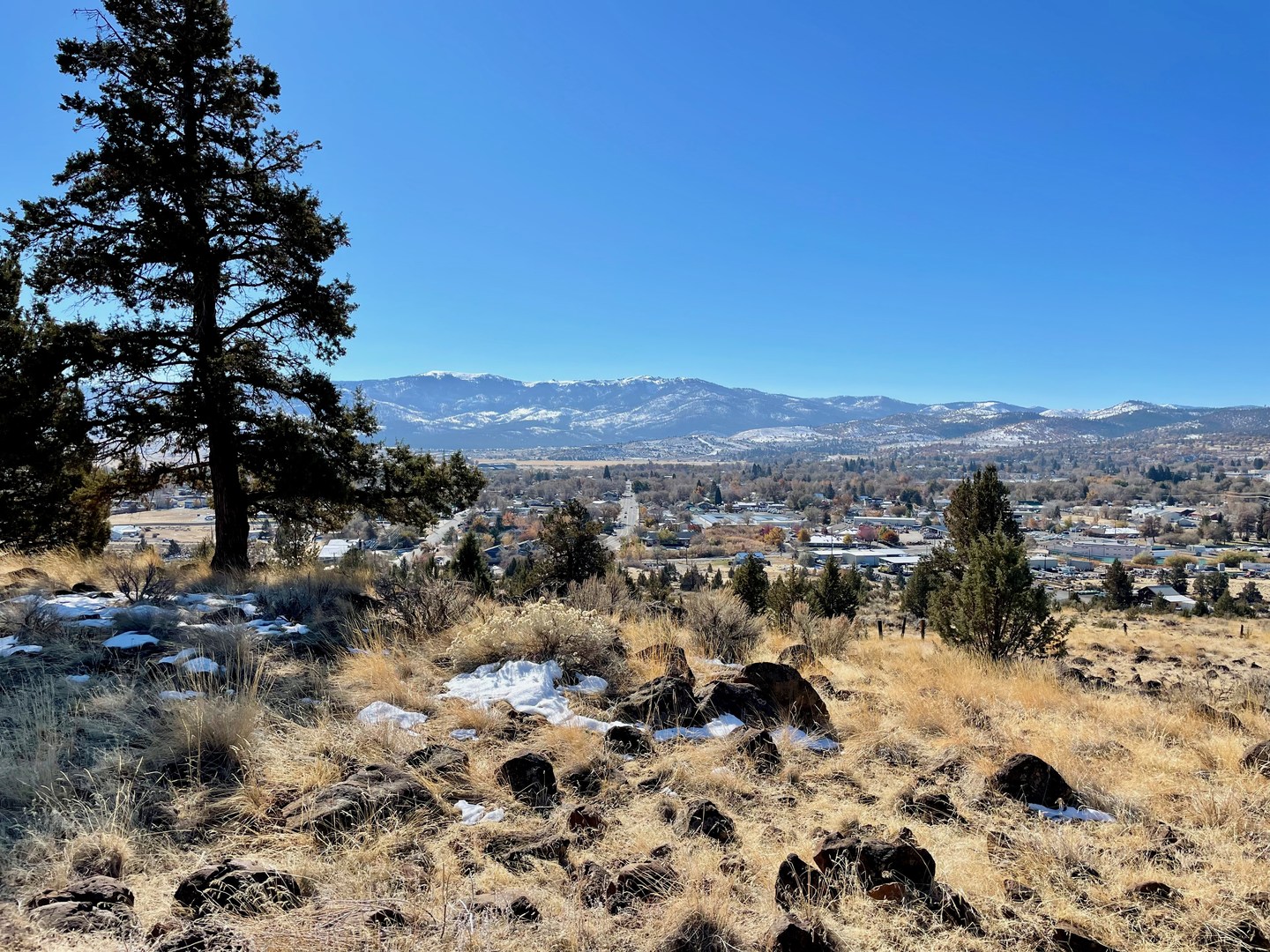Views of Susanville below.