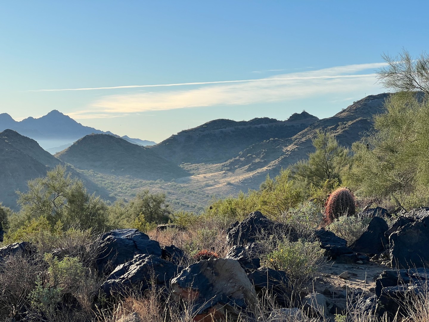 Views of the Phoenix Mountains.