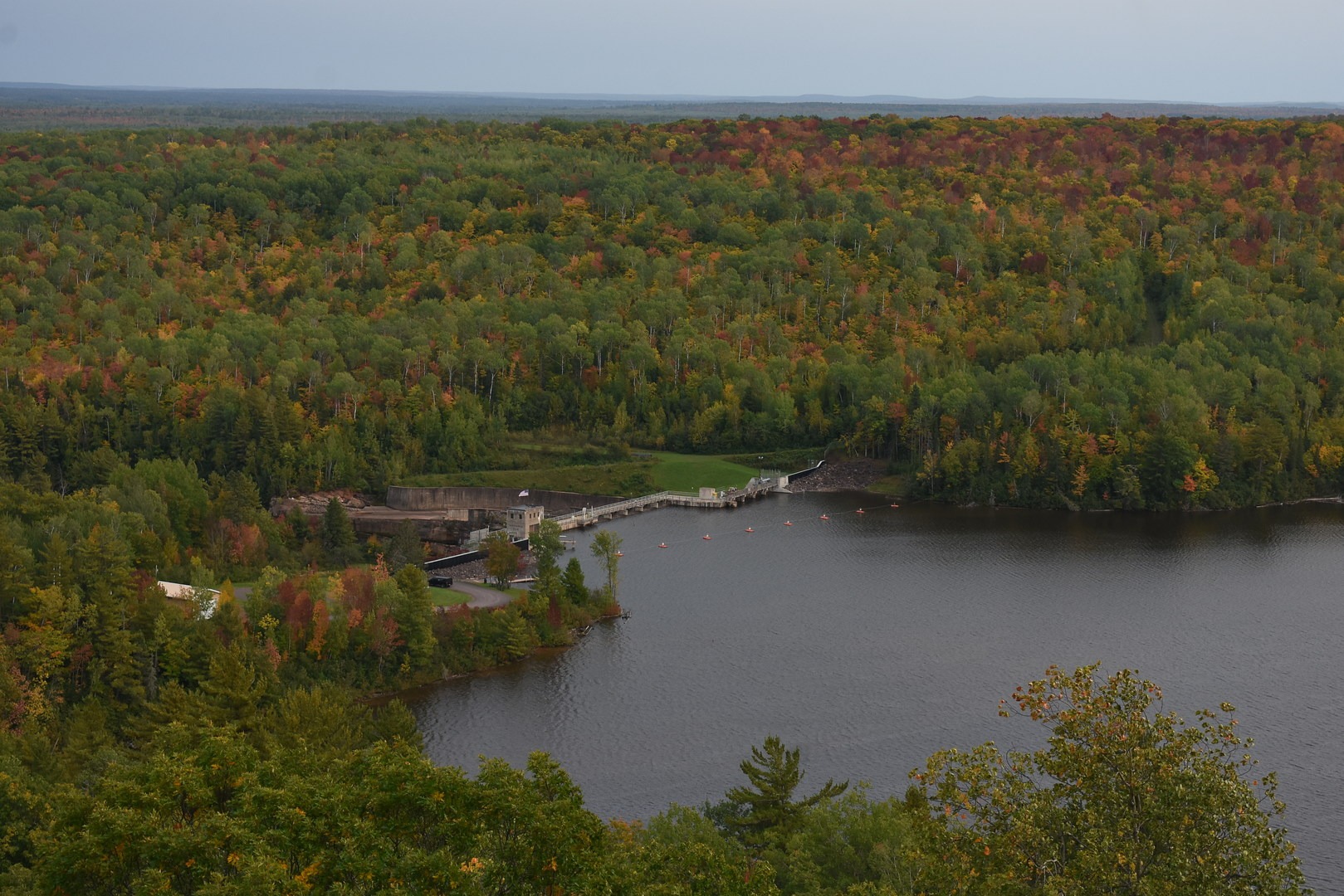 View of Victoria Dam from Lookout Mountain.