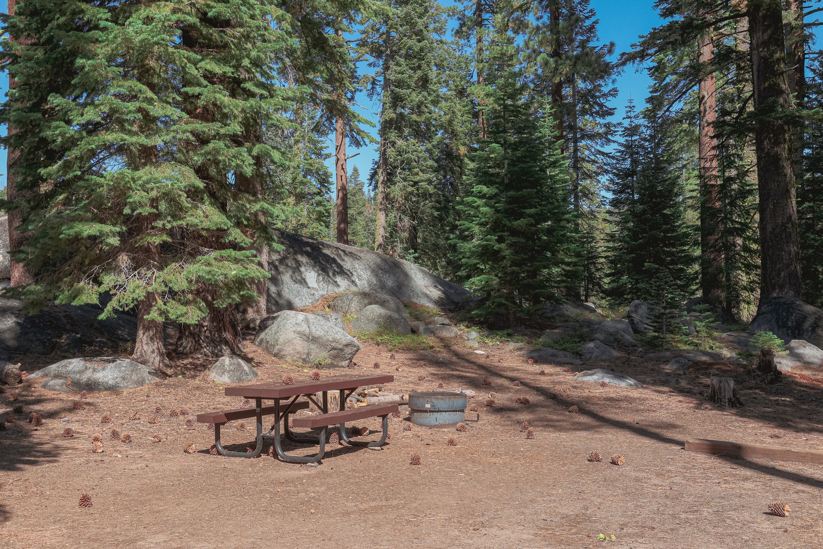 Site 1 lies down its own dead end gravel road.